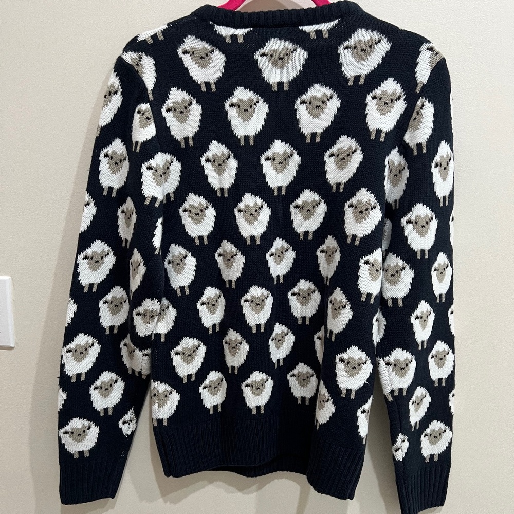 NWOT - Navy Sheep Sweater - XS